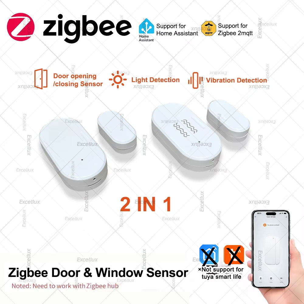 Home Security Devices - Sensor de ventana de puerta Zigbee