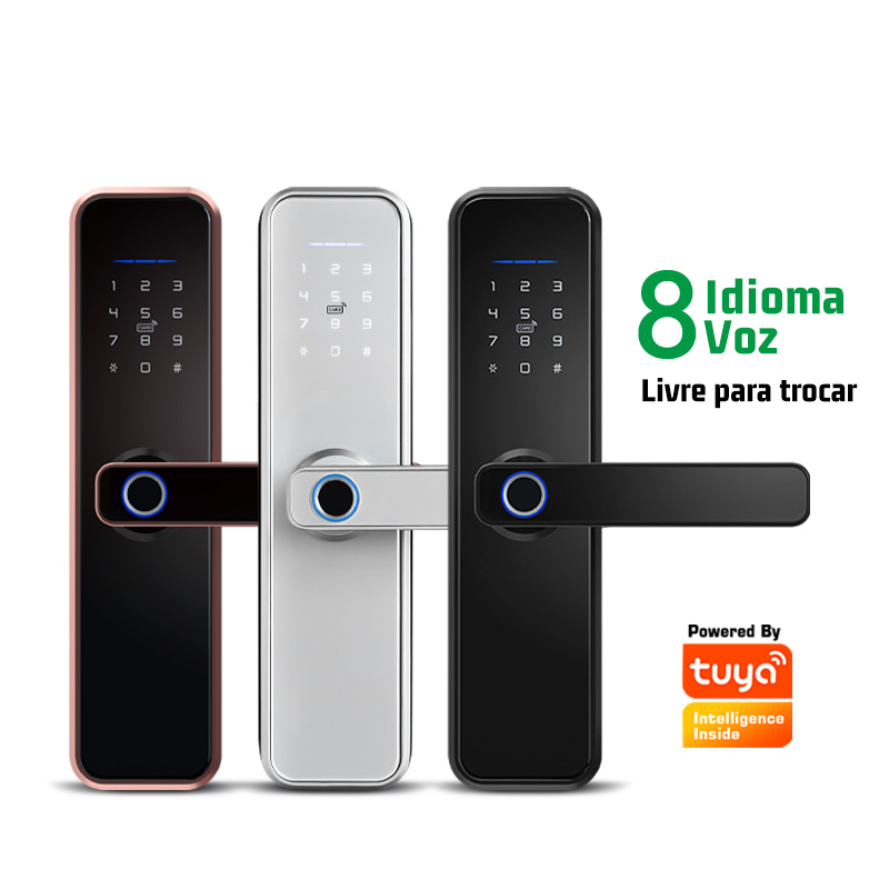 Home Security Keypad - Cerradura Inteligente X5 Impermeable Tuya Biométrica