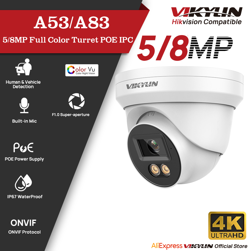 Home Security Images - Cámara de Seguridad IP VIKYLIN 5/8MP