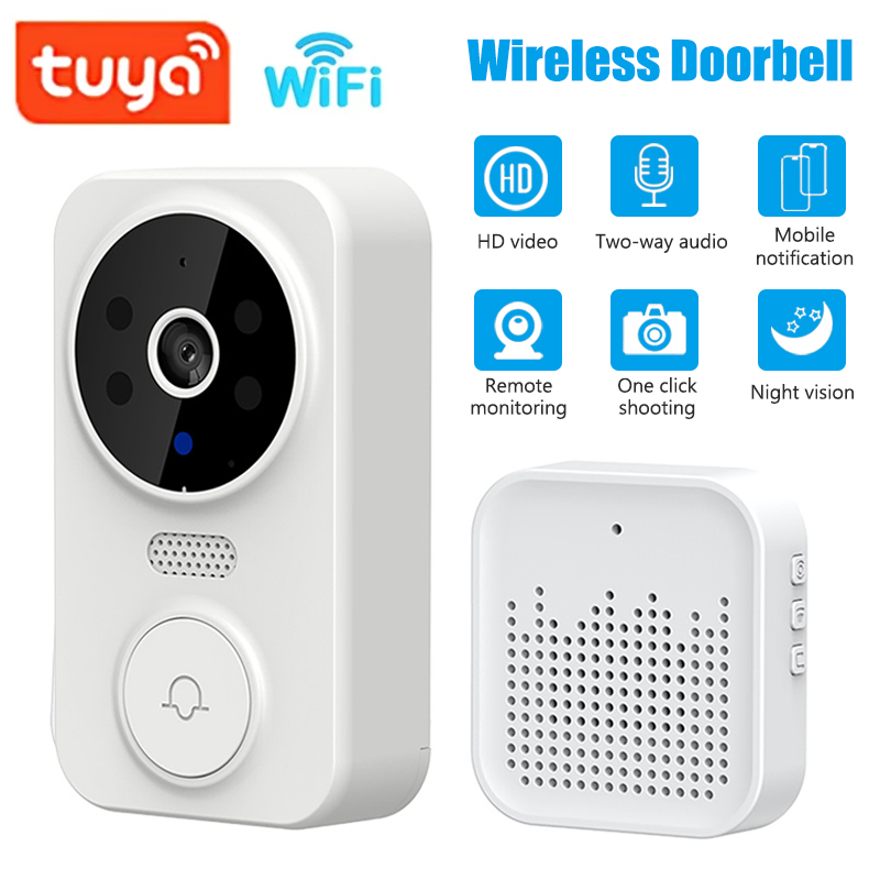 Home Security Tech - Timbre de puerta con vídeo inteligente