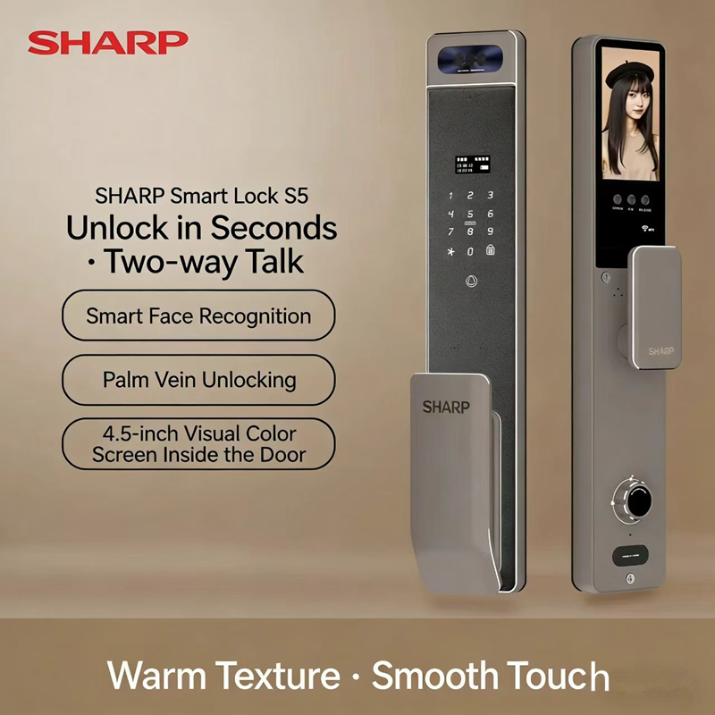 Home Security Keypad - Cerradura Inteligente Totalmente Automática Sharp S5-FV
