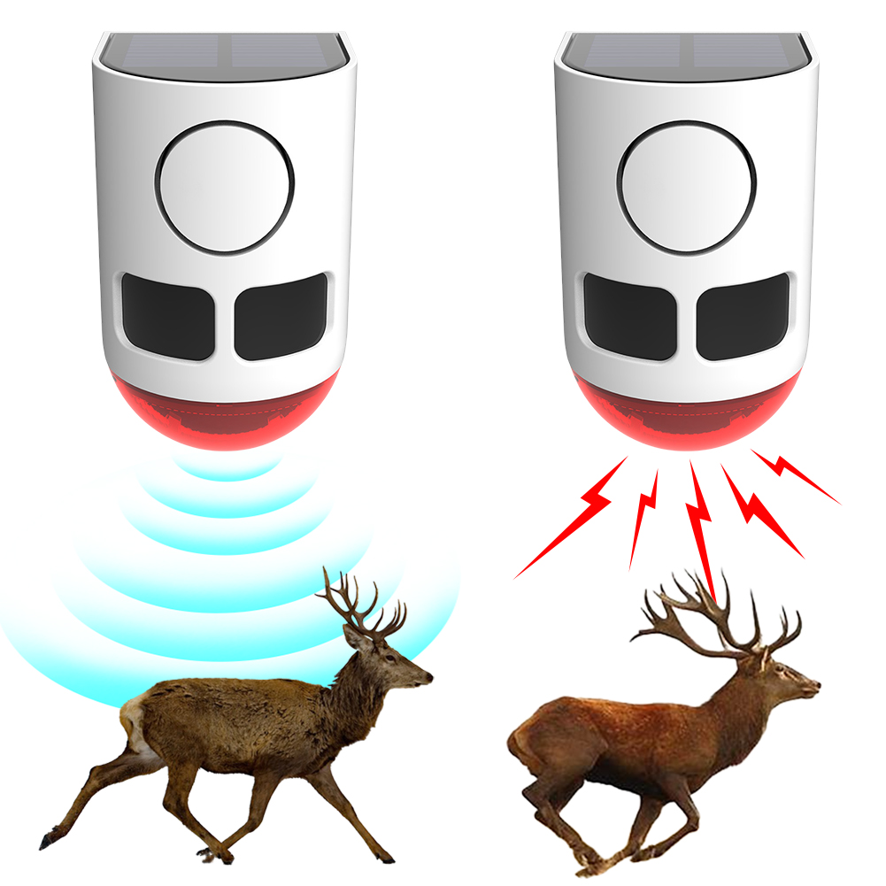 Home Security Yard Sensors - Alarma Solar con Sensor de Movimiento