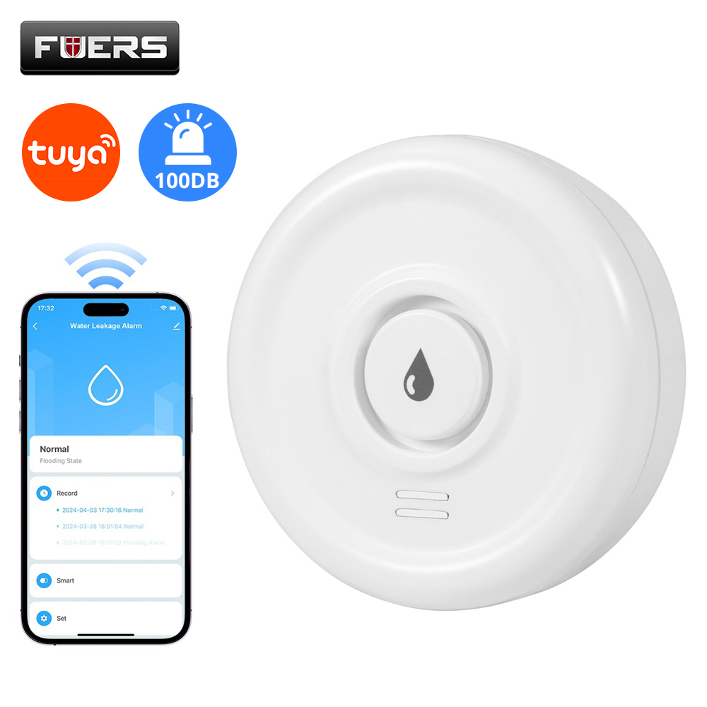 Home Security Upgrades - Fuers-Detector de fugas de agua, alarma