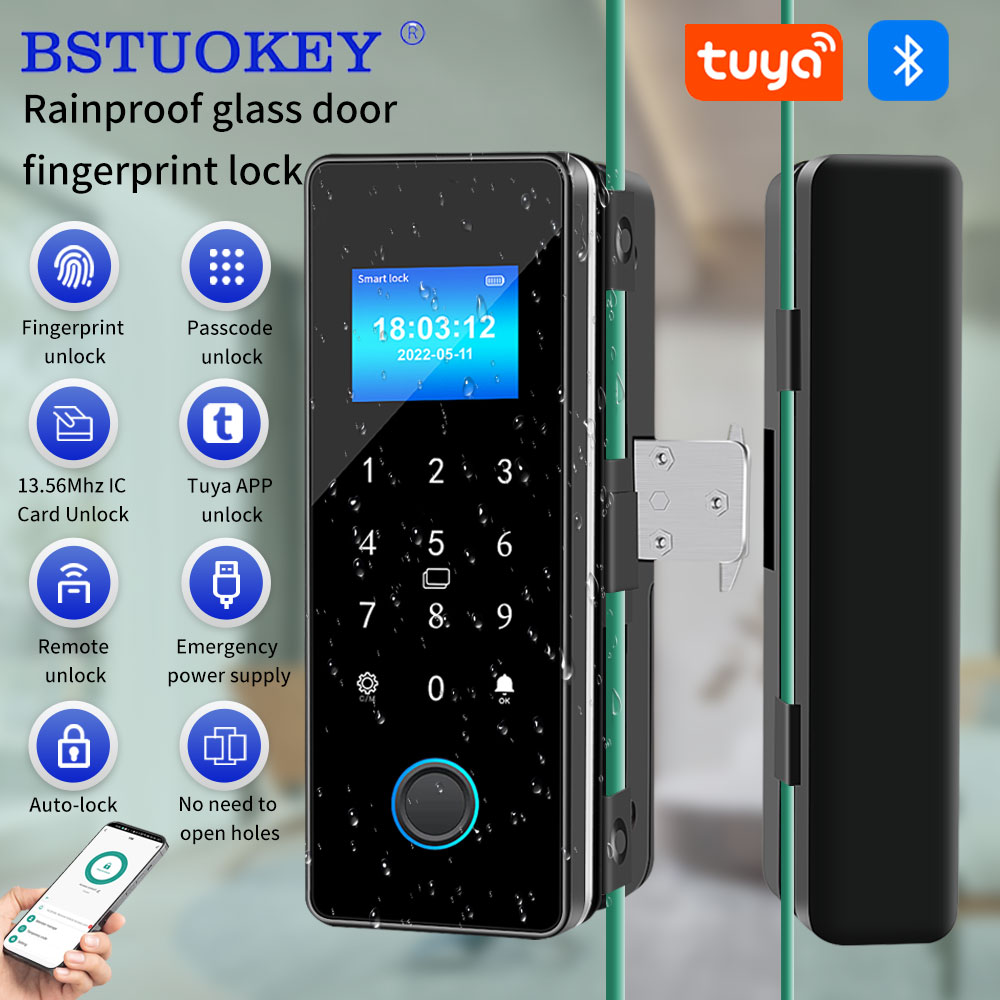 Home Security Keypad - Cerradura de puerta corrediza de vidrio