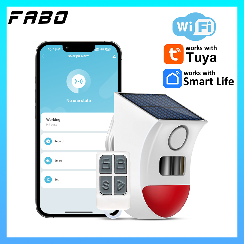 Home Security Yard Sensors - Alarma con Sensor de Movimiento Solar