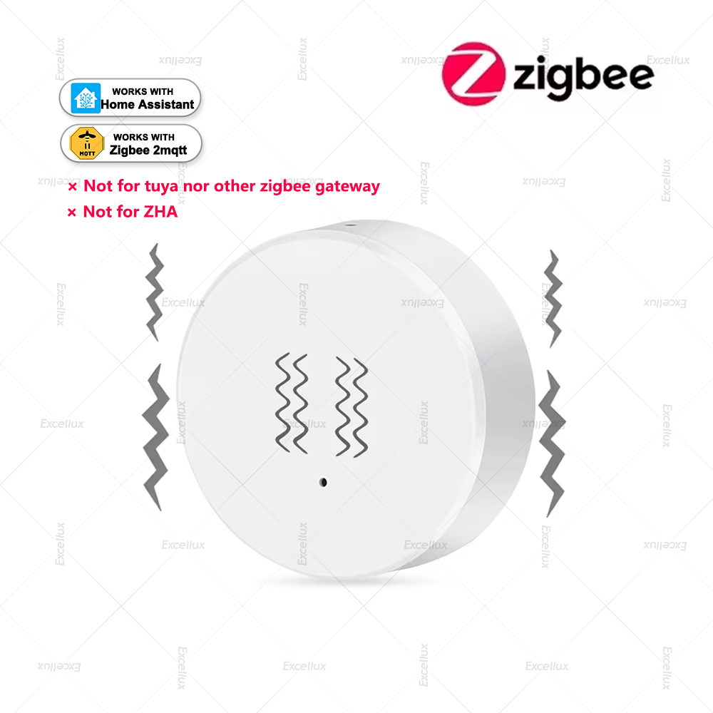 Home Security App - Sensor de vibración inteligente Zigbee 3,0,
