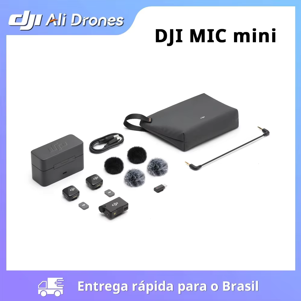 Home Security Wireless - DJI MIC mini pequeño ultraligero discreto