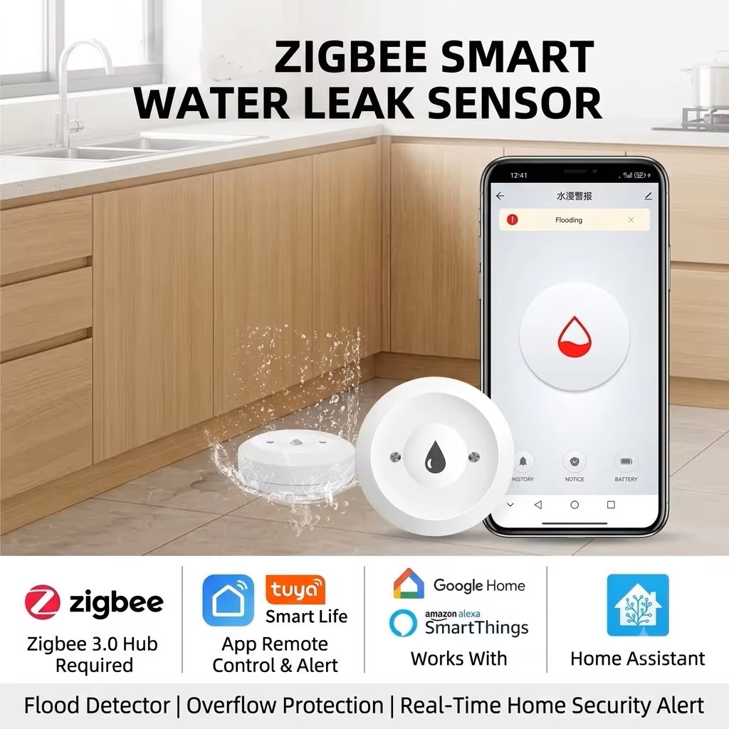 Home Security App - Sensor Inteligente de Fugas de Agua