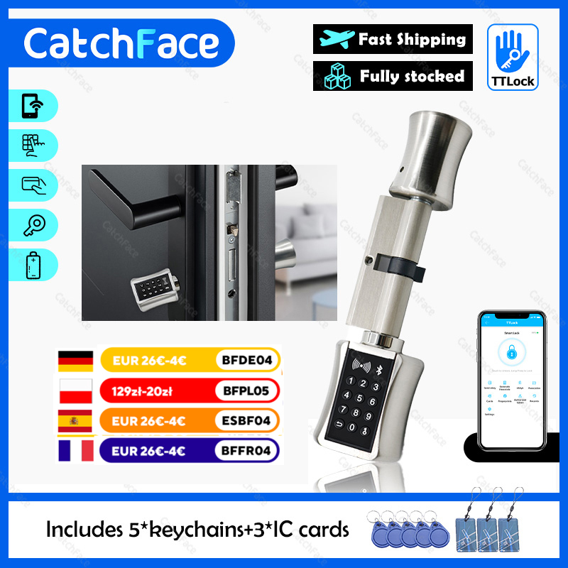 Home Security Keypad - Cerradura Inteligente TTlock con Bluetooth, Cerradura