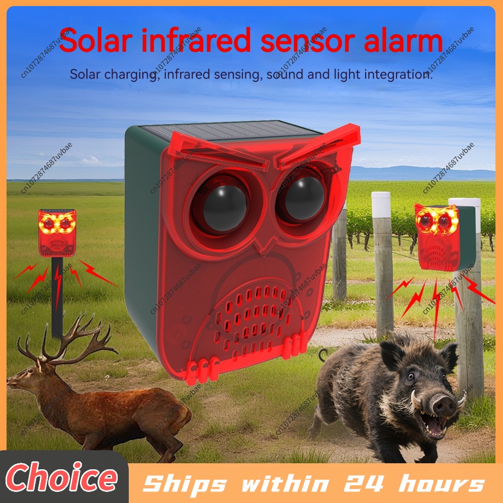 Home Security Yard Sensors - Alarma Solar con Sensor de Movimiento,