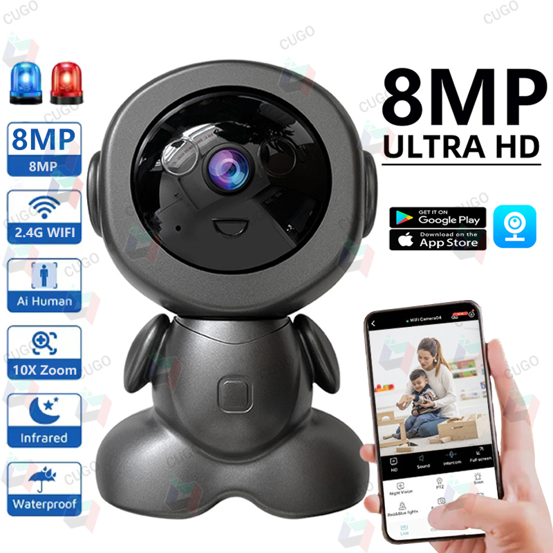 Cámara de Vigilancia WiFi de 8 - Home Security Images reseña y precio