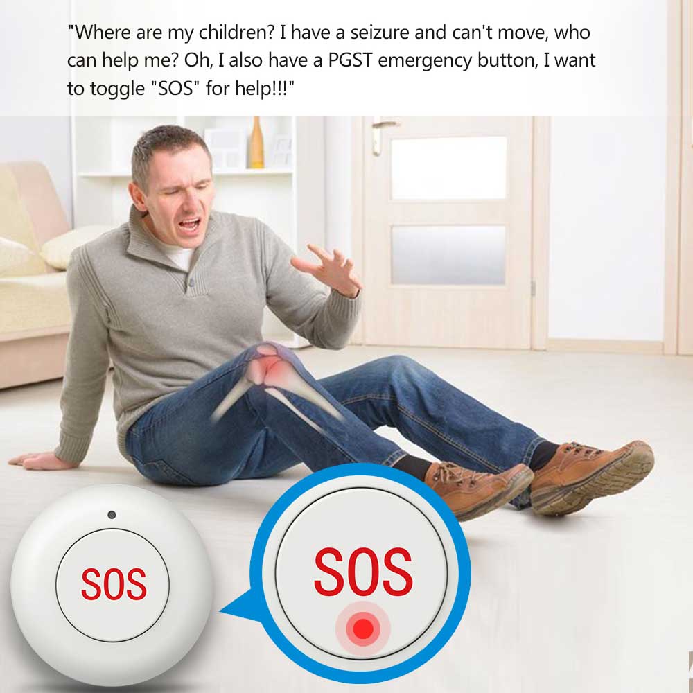 Botón SOS inalámbrico para pue - Home Security Upgrades reseña y precio