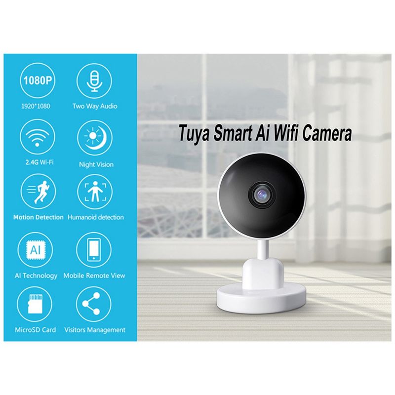 Cámara Wifi Tuya Esencial para - Home Security And Monitoring reseña y precio