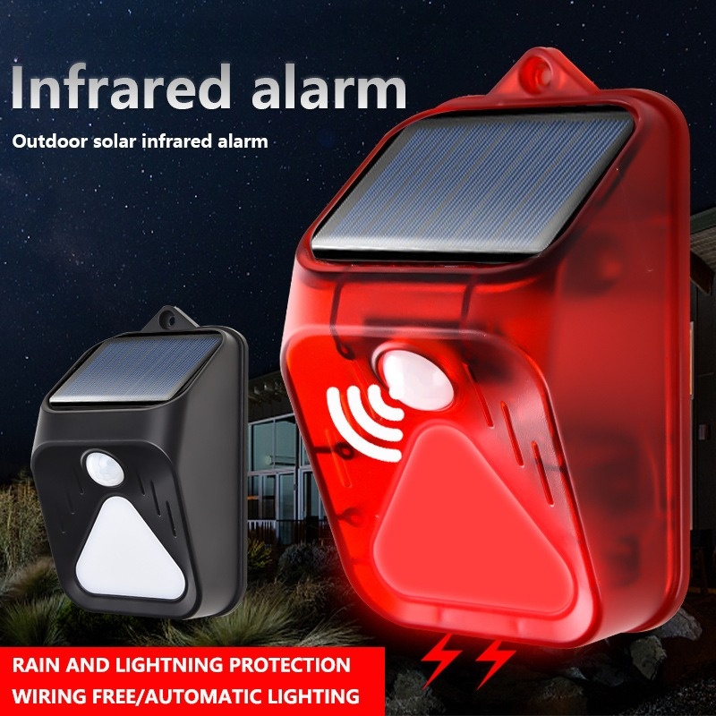 Luz de alarma impermeable con  - Home Security Yard Sensors reseña y precio