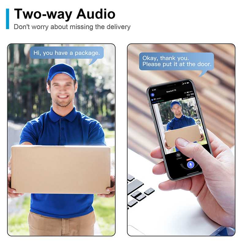 Timbre de puerta con vídeo int - Home Security Tech reseña y precio