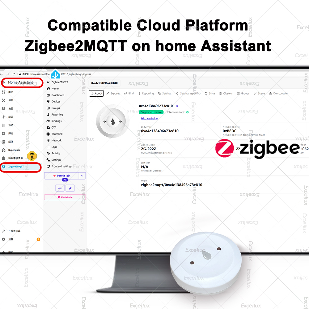 Zigbee-Detector de agua, Senso - Home Security And Monitoring reseña y precio
