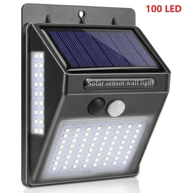 Lámpara Solar de Pared con Sen - Home Security Yard Sensors reseña y precio