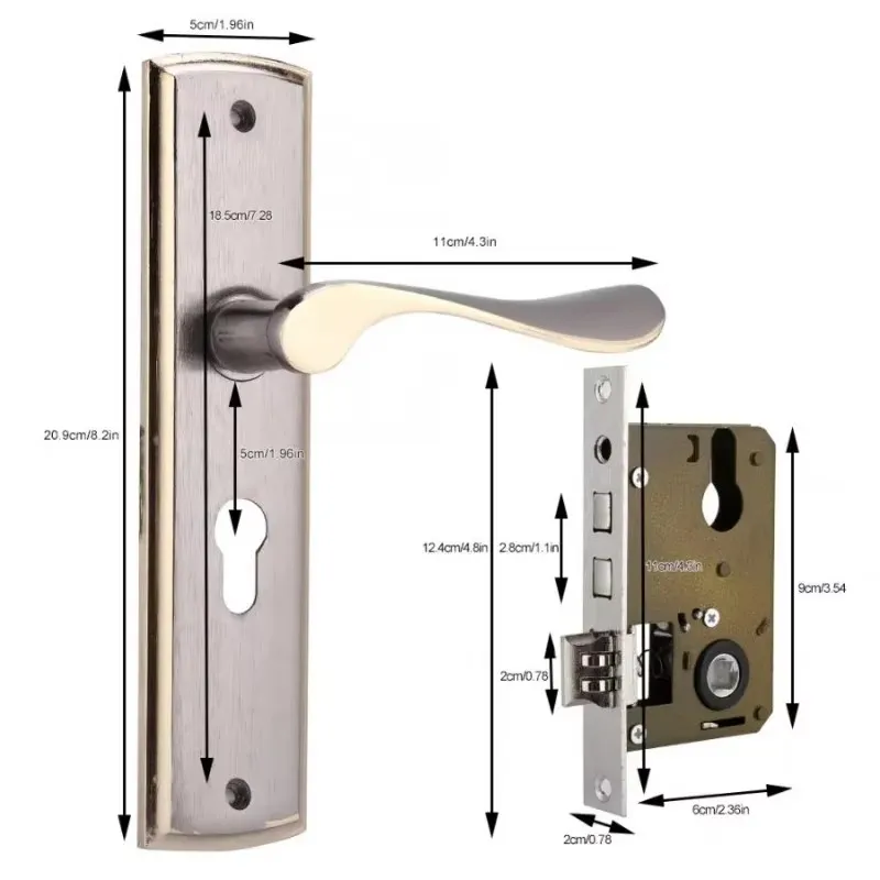 Cerradura de manija de Puerta  - Home Security Kitchener reseña y precio
