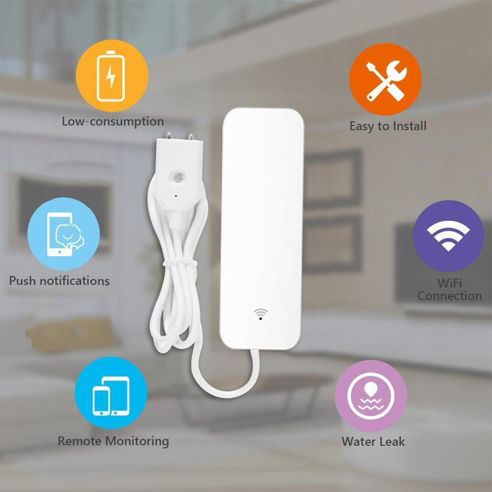 Sensor de fugas de agua WiFi T - Home Security Devices reseña y precio