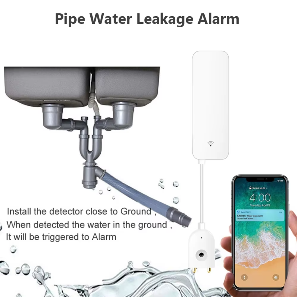 Sensor de Fugas de Agua ZigBee - Home Security App reseña y precio