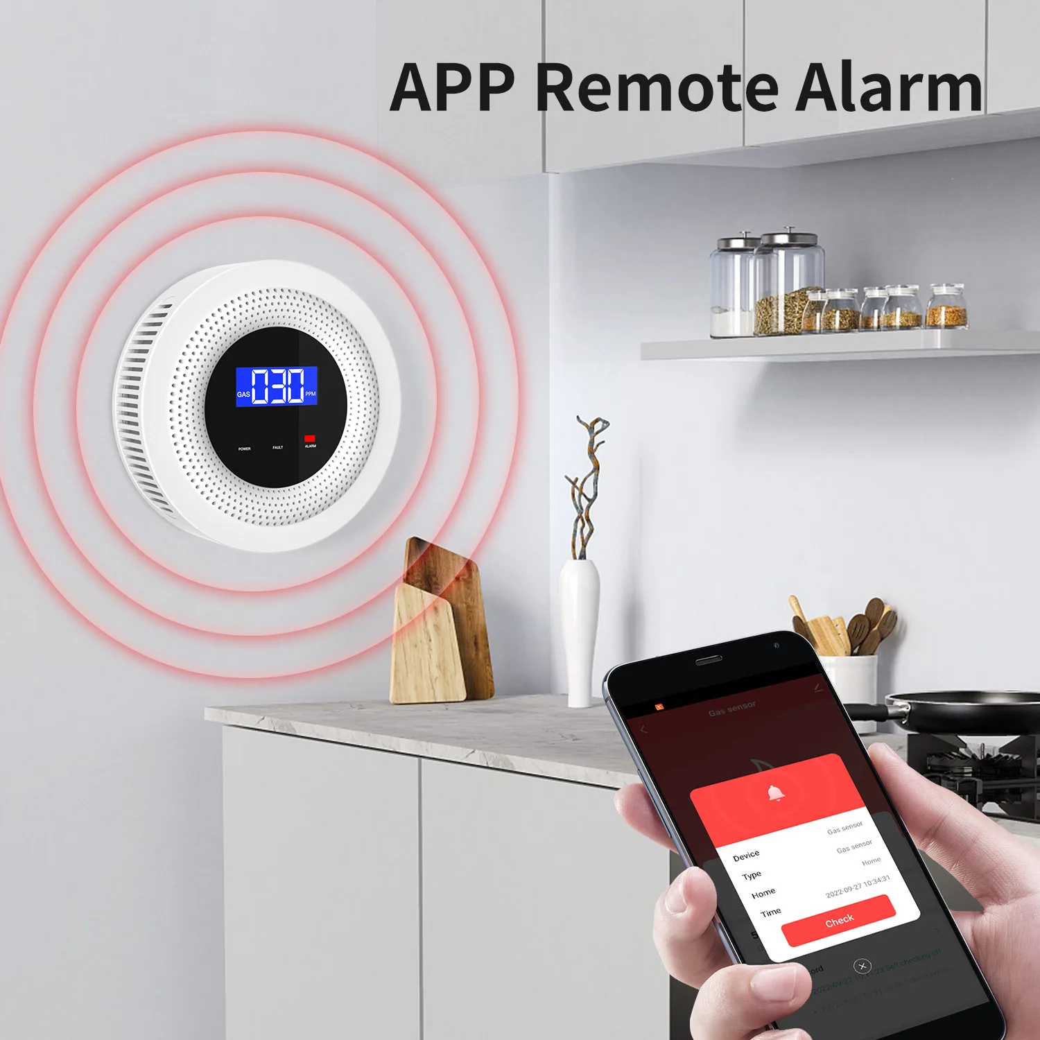 Detector de gas WIFI Sensor de - Home Security Kitchener reseña y precio