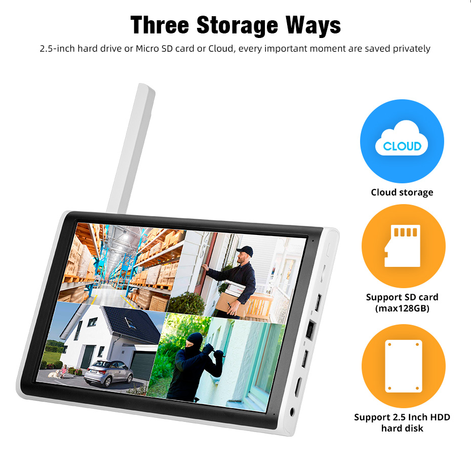 KERUI 2K 3K 4MP 8CH NVR WIFI O - Home Security And Monitoring reseña y precio