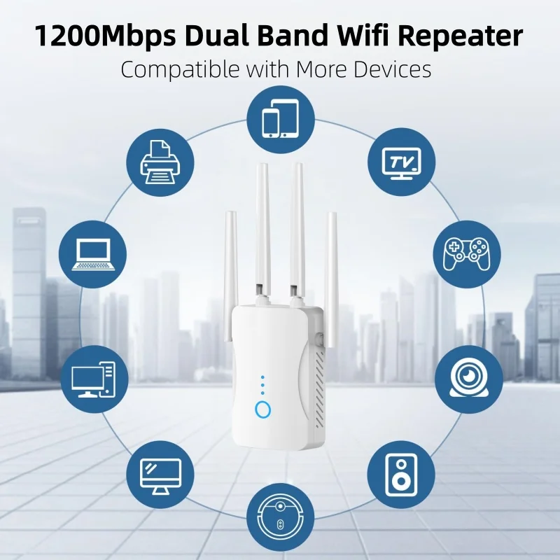 Repetidor WiFi de Doble Banda  - Home Security Wireless reseña y precio