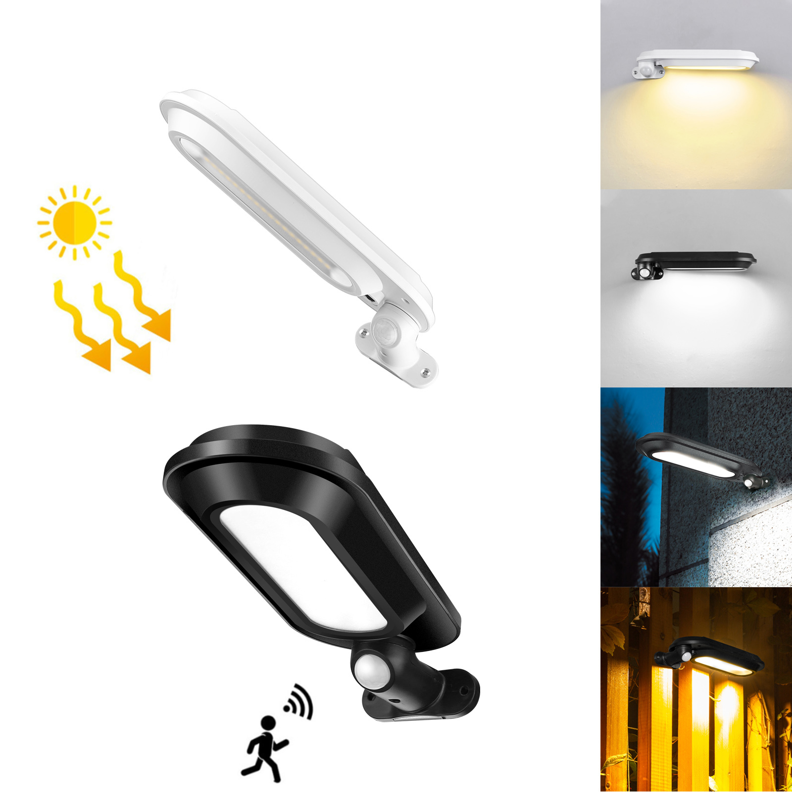 Lámpara de pared LED de energí - Home Security Yard Sensors reseña y precio
