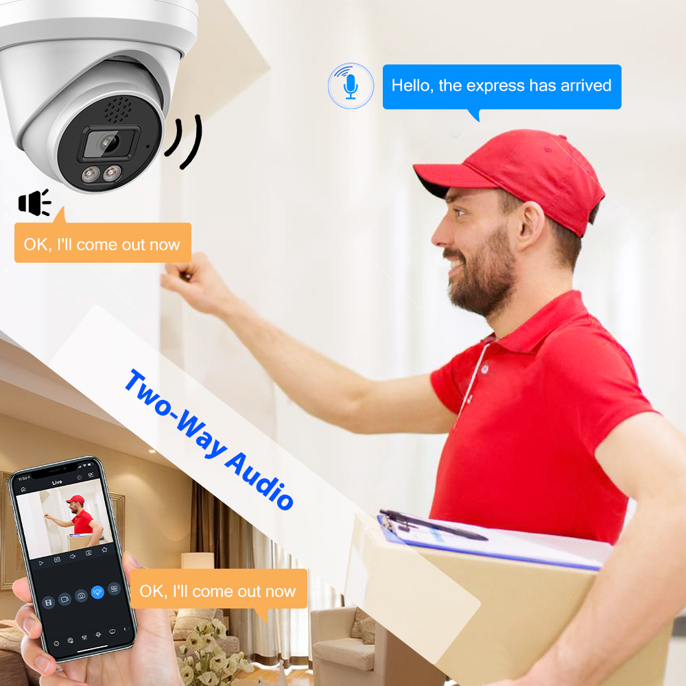 Cámara IP Vikylin de 8MP con V - Home Security Images reseña y precio