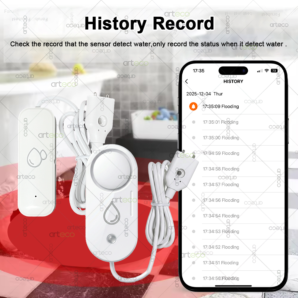 Sensor de Fugas de Agua Zigbee - Home Security App reseña y precio