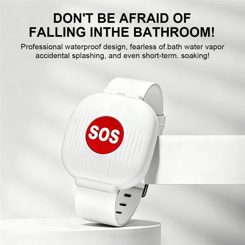 Botón de pánico SOS Wifi ABJF- - Home Security Devices reseña y precio