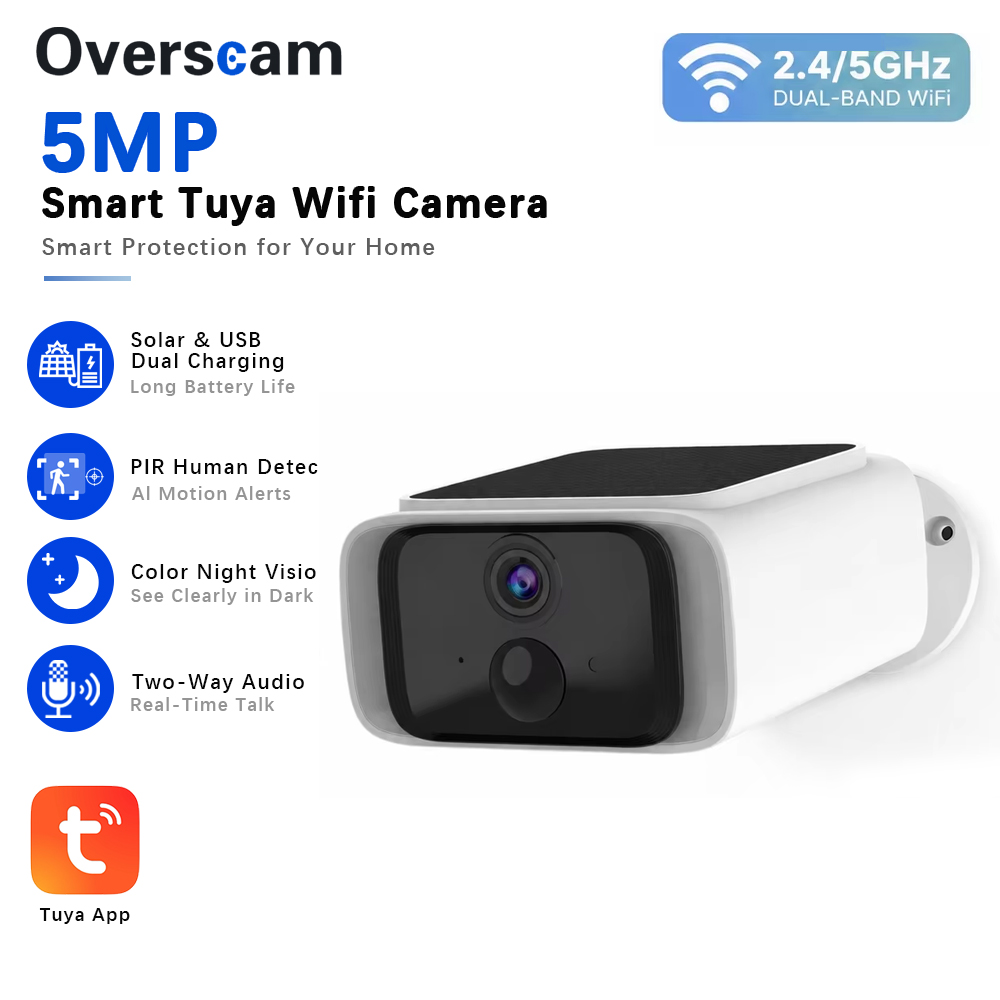 Cámara de seguridad Solar Tuya - Home Security Upgrades reseña y precio