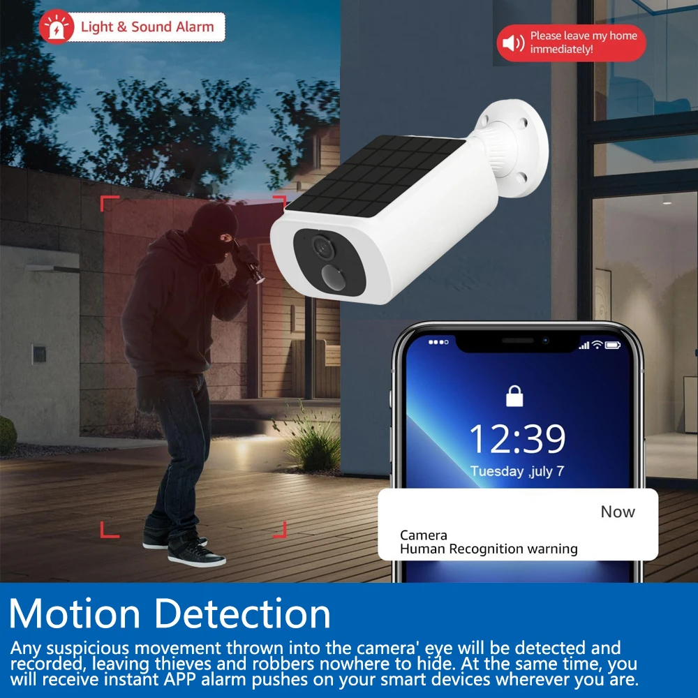 Cámara de seguridad Solar Tuya - Home Security Upgrades reseña y precio