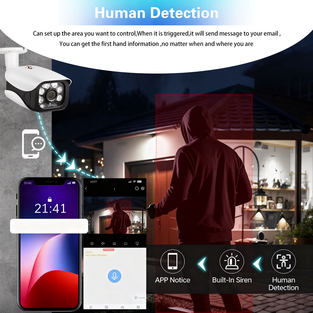 Tuya 8MP 4K sistema de cámara  - Home Security Systems With Cameras reseña y precio