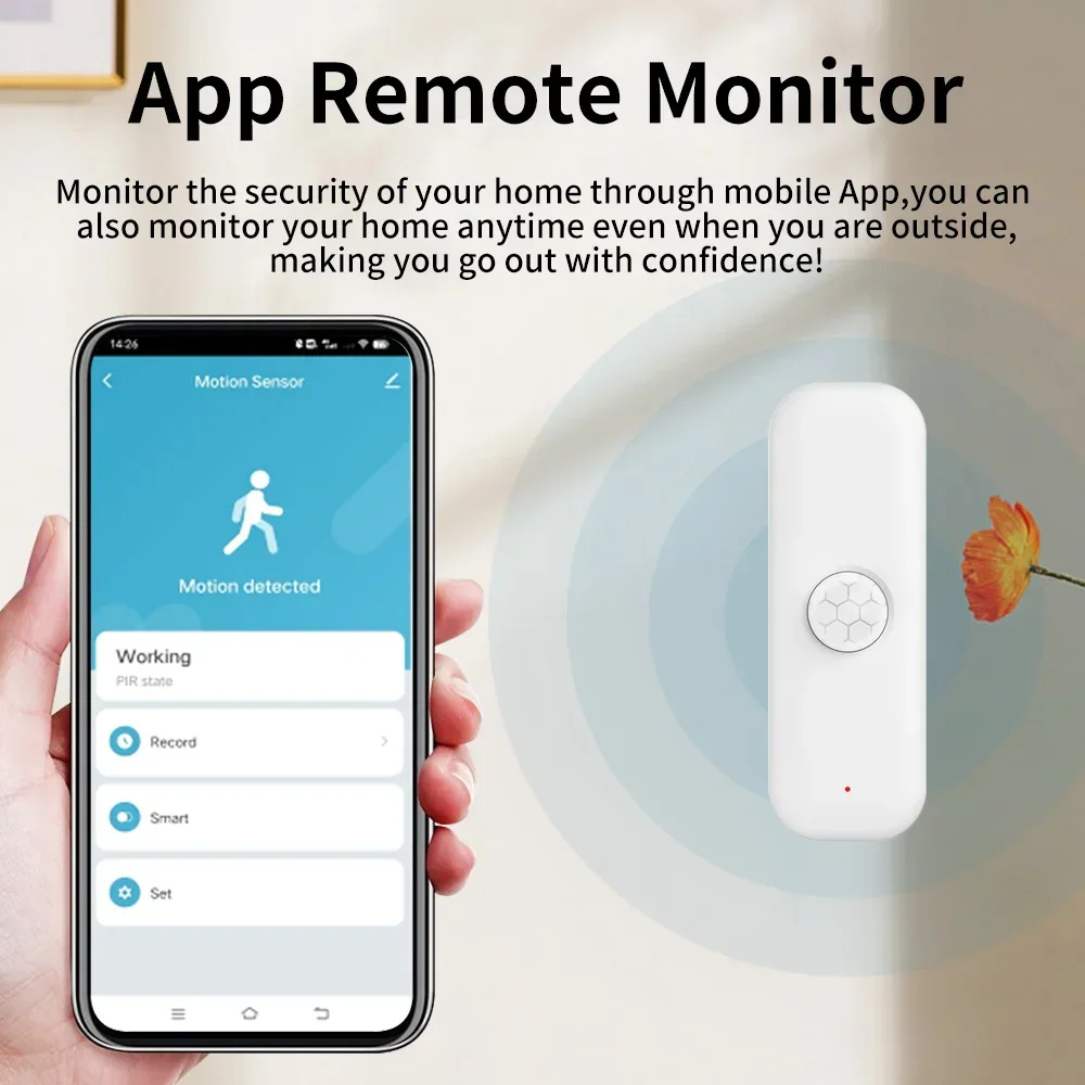 Tuya-Sensor de movimiento WiFI - Home Security App reseña y precio