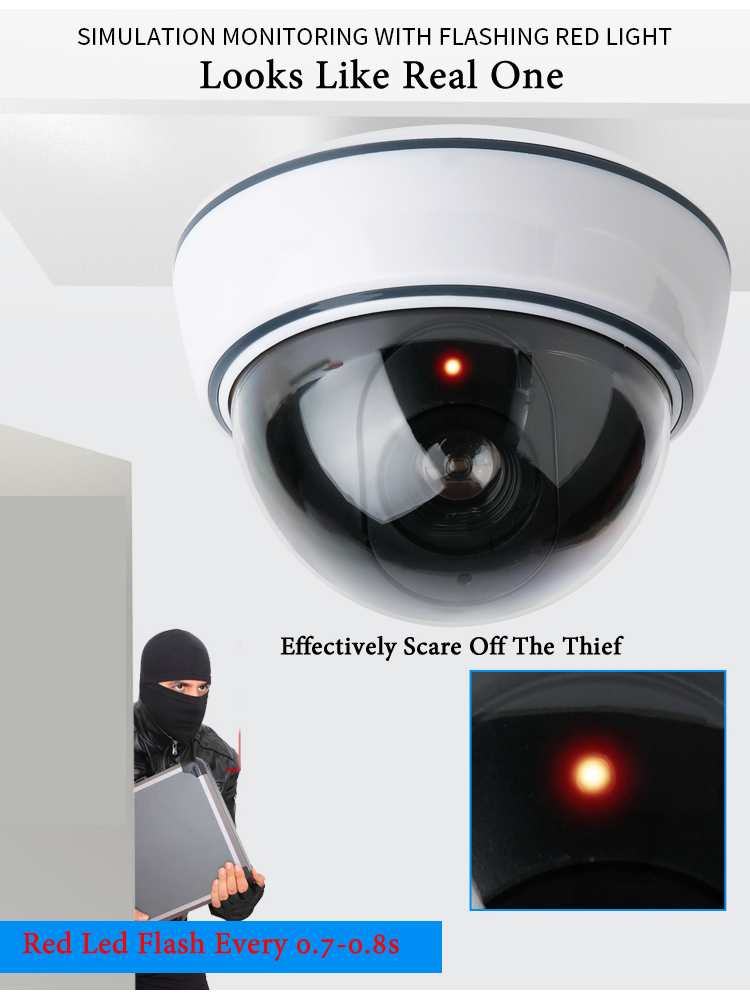 Cámara domo falsa creativa en  - Home Security Systems With Cameras reseña y precio